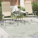 Vloerkleden Vierkant PALMERAS Groen 120 x 120 cm Polyester