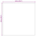 Vloerkleden Vierkant PALMERAS Groen 240 x 240 cm Polyester
