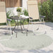 Vloerkleden Rond PALMERAS Groen Ø 200 CM Polyester
