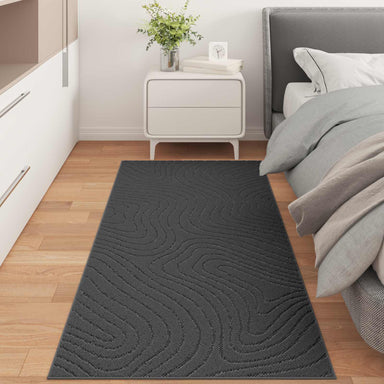 Vloerkleden Rechthoekig PALMERAS Antraciet 200 x 80 cm