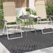 Vloerkleden PALMERAS Antraciet 230 x 160 cm Polyester