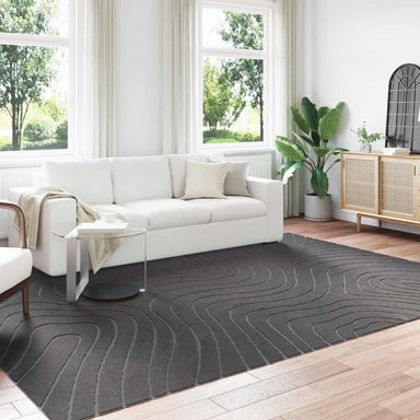 Vloerkleden PALMERAS Antraciet 280 x 200 cm Polyester