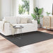 Vloerkleden Vierkant PALMERAS Antraciet 120 x 120 cm Polyester
