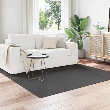 Vloerkleden Vierkant PALMERAS Antraciet 200 x 200 cm Polyester