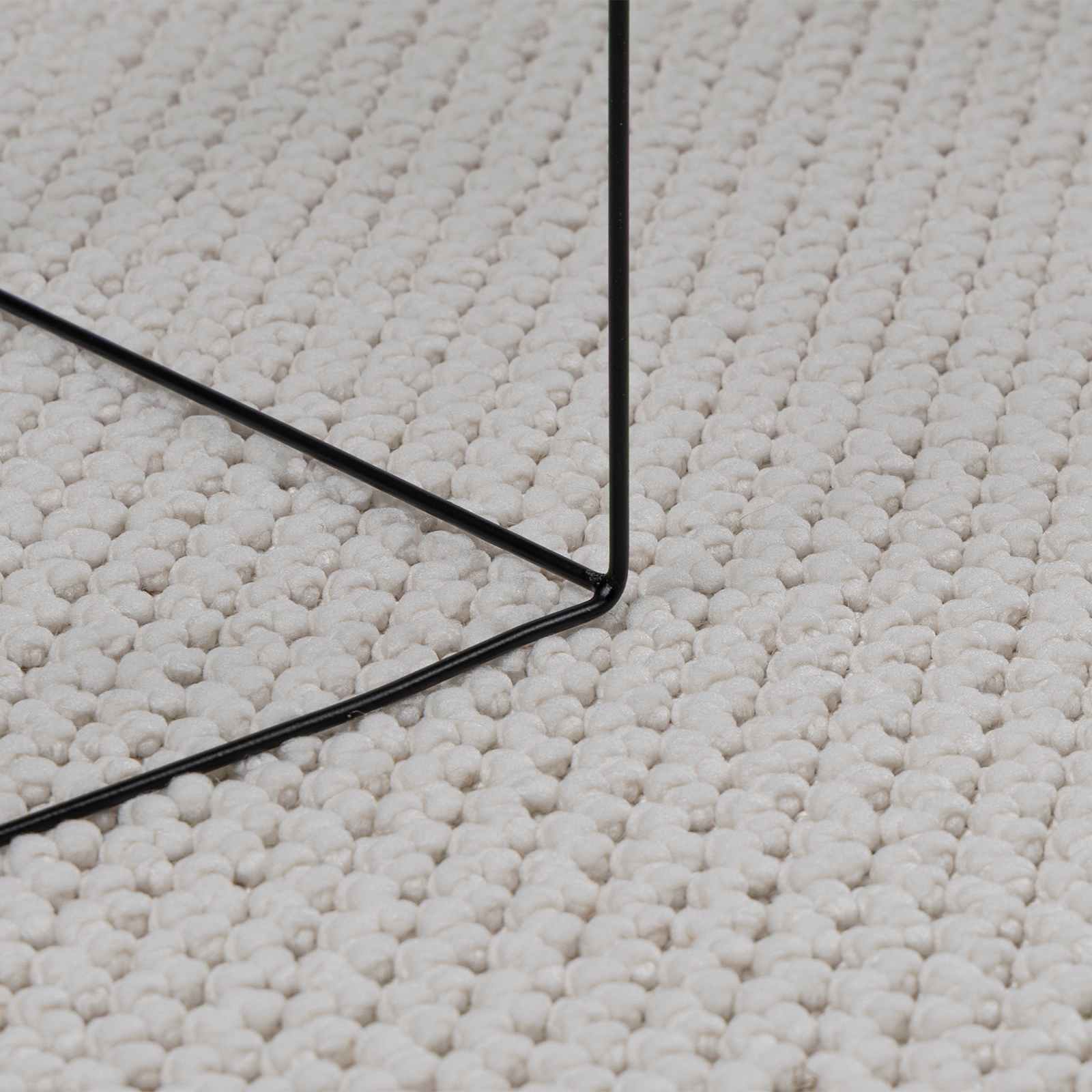 Vloerkleden Rechthoekig LUGO Crème 200 x 80 cm Polyester