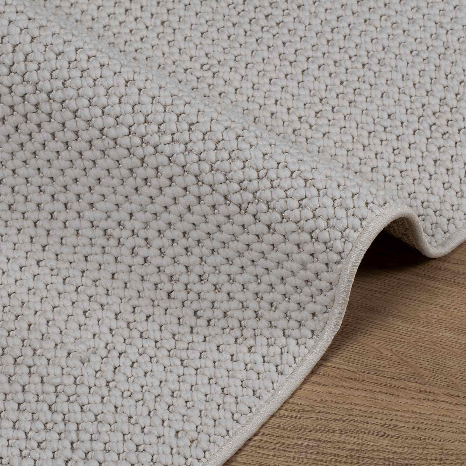 Vloerkleden Rechthoekig LUGO Crème 170 x 120 cm Polyester