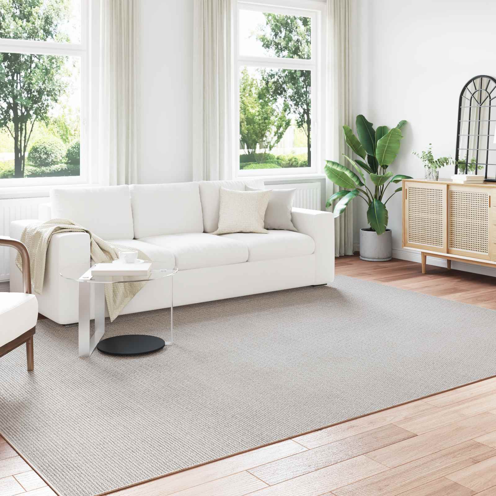 Vloerkleden Rechthoekig LUGO Crème 280 x 200 cm Polyester