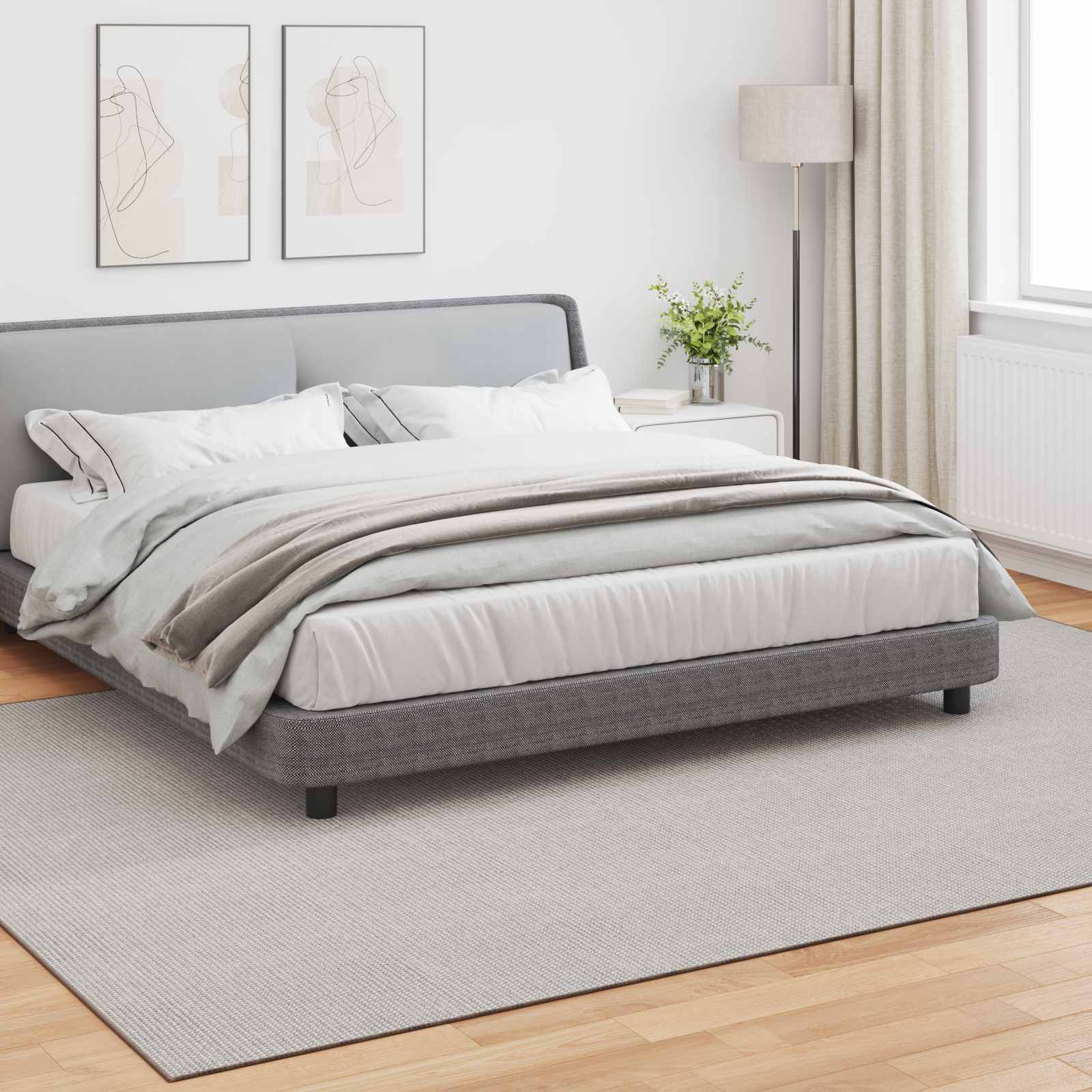 Vloerkleden Rechthoekig LUGO Crème 280 x 200 cm Polyester