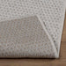 Vloerkleden Vierkant LUGO Crème 120 x 120 cm Polyester