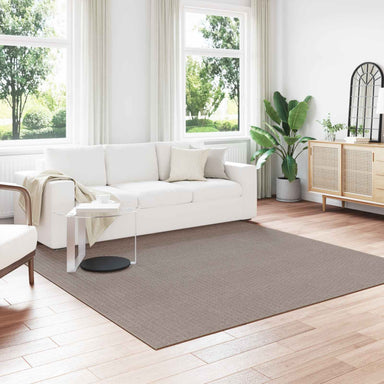Vloerkleden Vierkant LUGO Taupe 240 x 240 cm Polyester