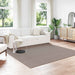 Vloerkleden Vierkant LUGO Taupe 240 x 240 cm Polyester