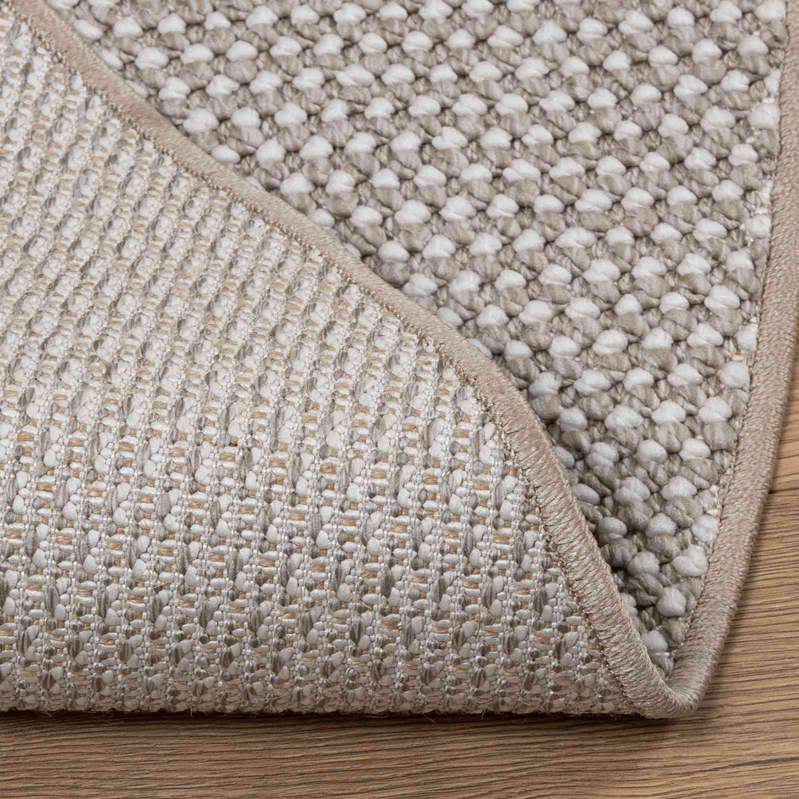 Vloerkleden Rond LUGO Taupe Ø 200 CM Polyester