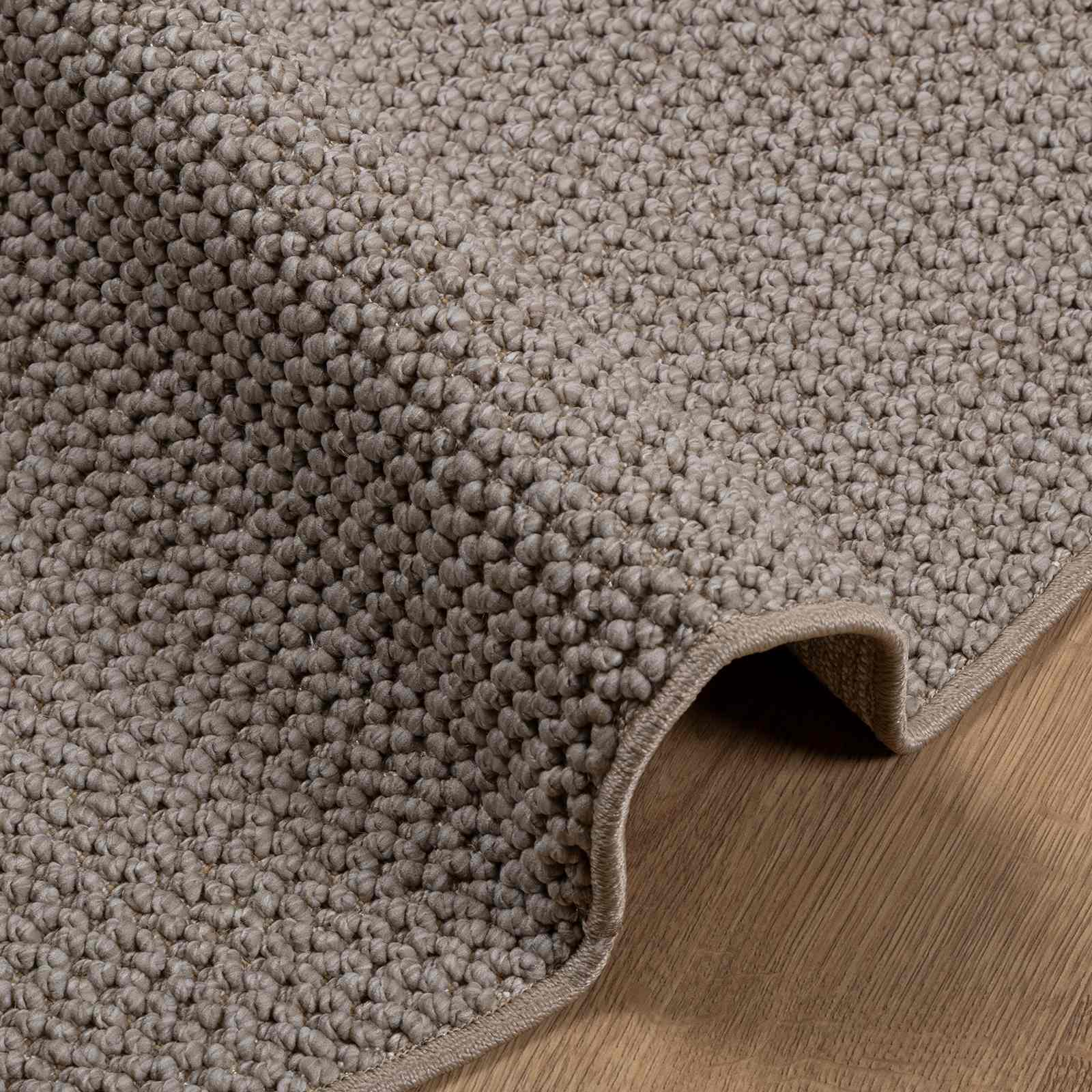 Vloerkleden Rond LUGO Taupe Ø 200 CM Polyester