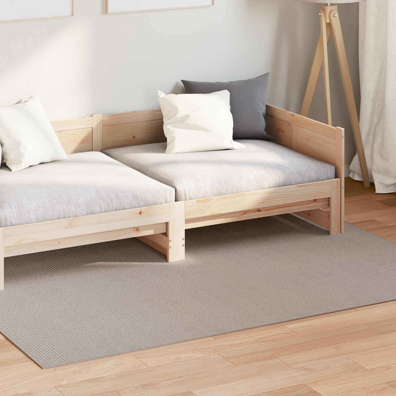 Vloerkleden LUGO Crème en Taupe 200 x 140 cm Polyester