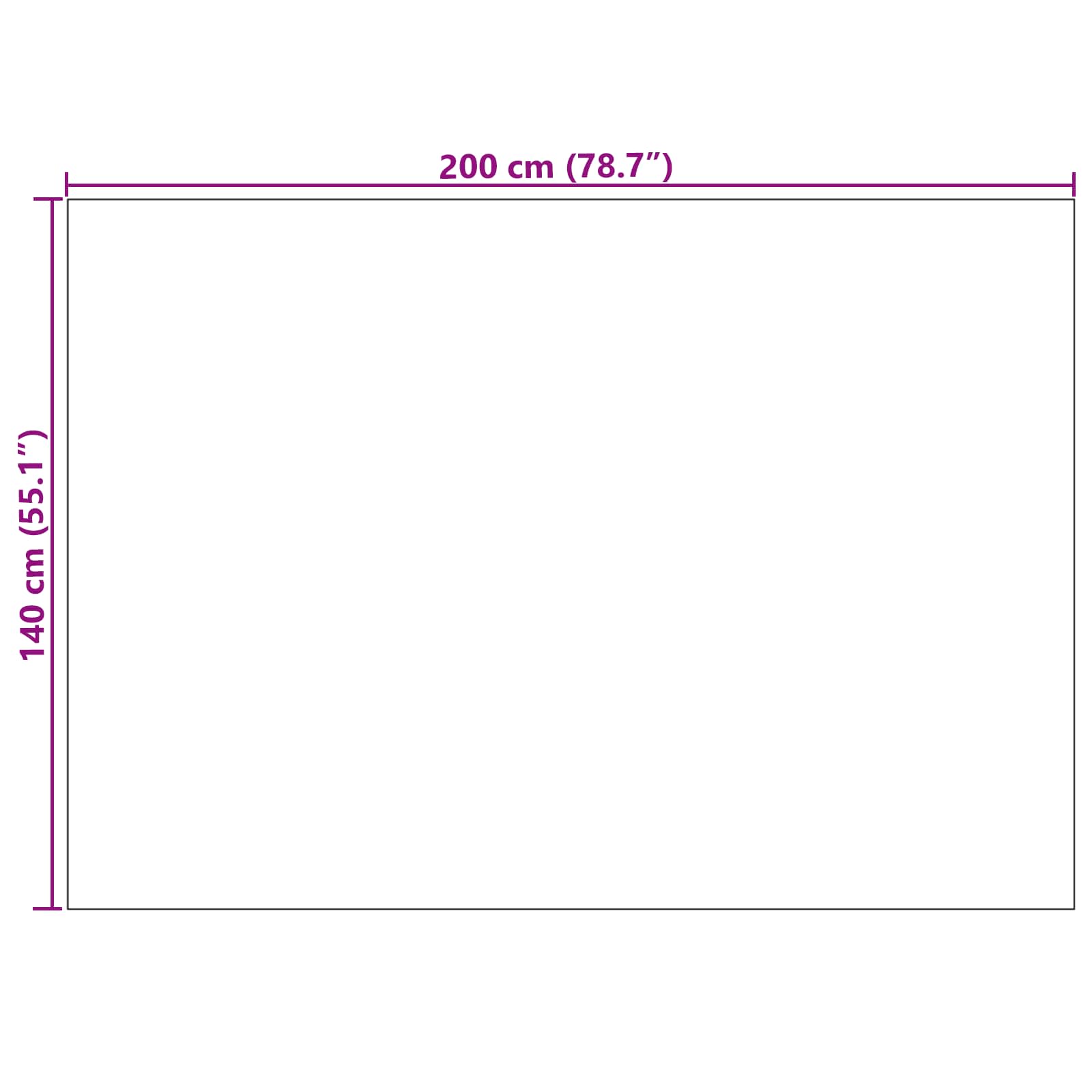Vloerkleden LUGO Crème en Taupe 200 x 140 cm Polyester