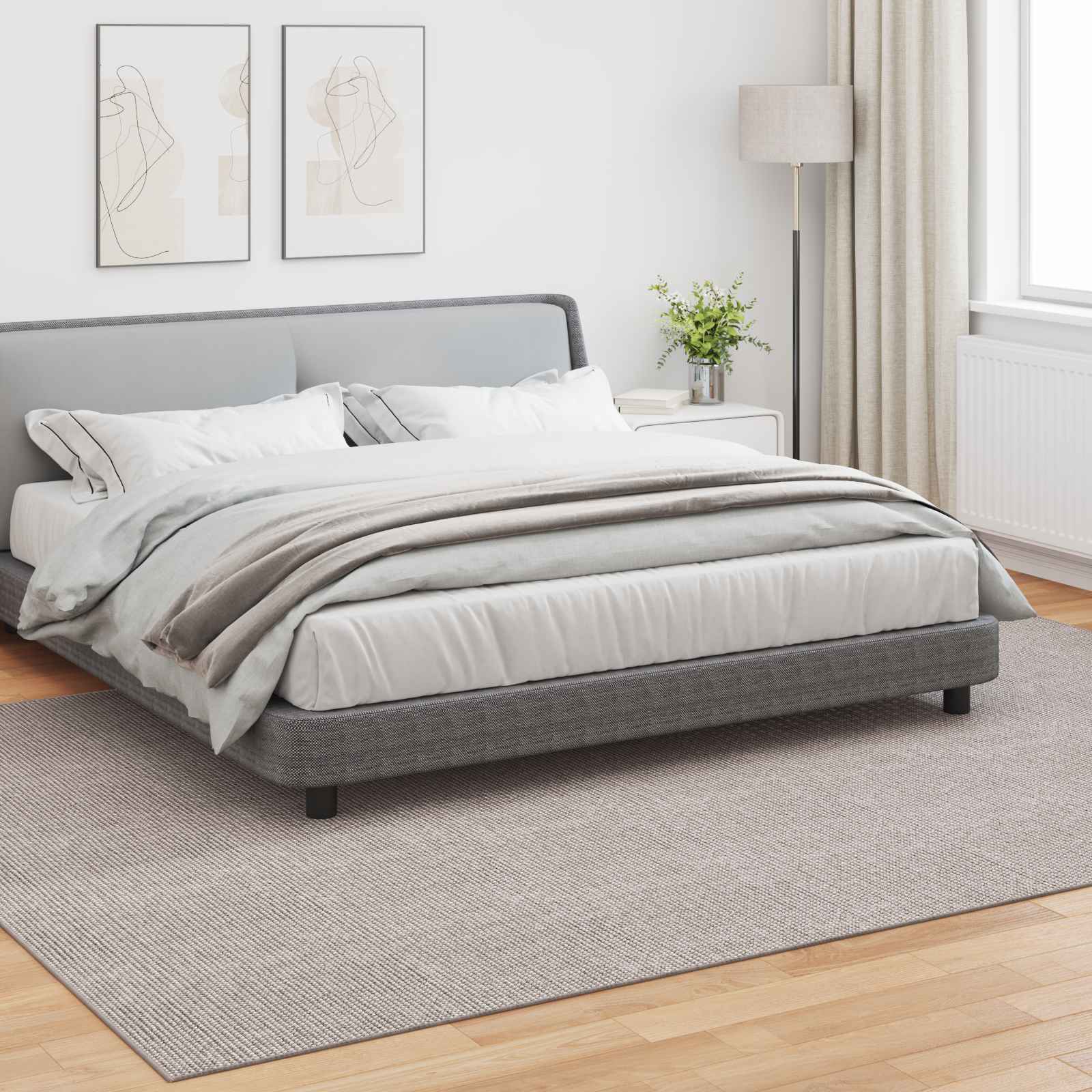 Vloerkleden LUGO Crème en Taupe 280 x 200 cm Polyester