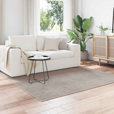 Vloerkleden Vierkant LUGO Crème en Taupe 120 x 120 cm Polyester