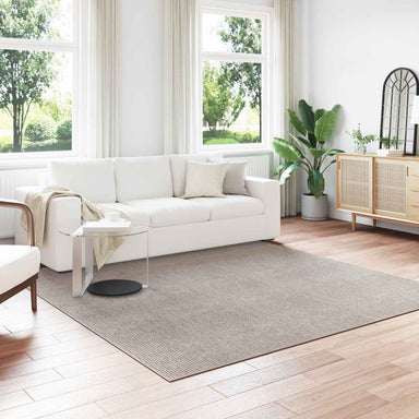 Vloerkleden Vierkant LUGO Crème en Taupe 240 x 240 cm Polyester
