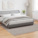 Vloerkleden Vierkant LUGO Crème en Taupe 240 x 240 cm Polyester