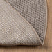 Vloerkleden Rond LUGO Crème en Taupe Ø 120 CM Polyester
