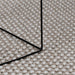 Vloerkleden Rond LUGO Crème en Taupe Ø 120 CM Polyester