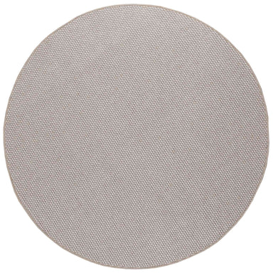 Vloerkleden Rond LUGO Crème en Taupe Ø 120 CM Polyester