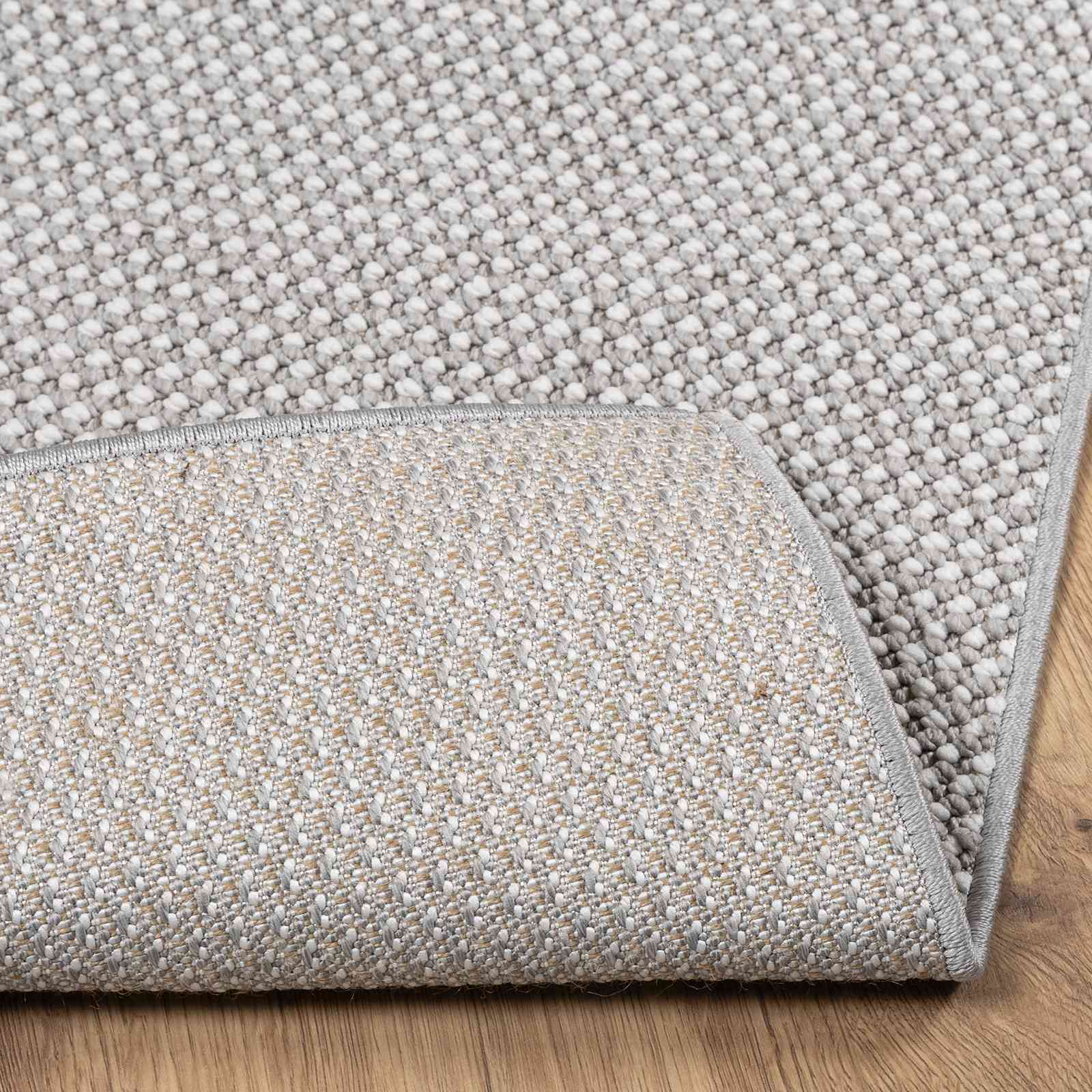 Vloerkleden Vierkant LUGO Crème en Grijs 200 x 200 cm Polyester