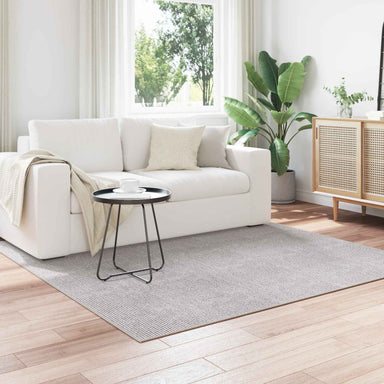 Vloerkleden Vierkant LUGO Crème en Grijs 200 x 200 cm Polyester