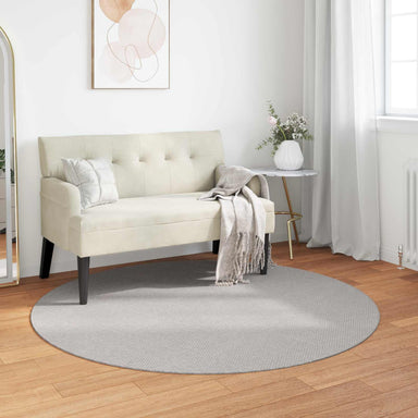 Vloerkleden Rond LUGO Crème en Grijs Ø 160 CM Polyester