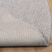 Vloerkleden Rond LUGO Crème en Grijs Ø 200 CM Polyester
