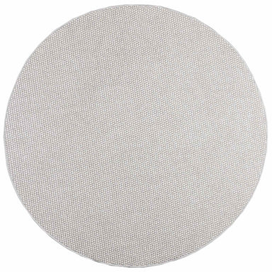 Vloerkleden Rond LUGO Crème en Grijs Ø 200 CM Polyester