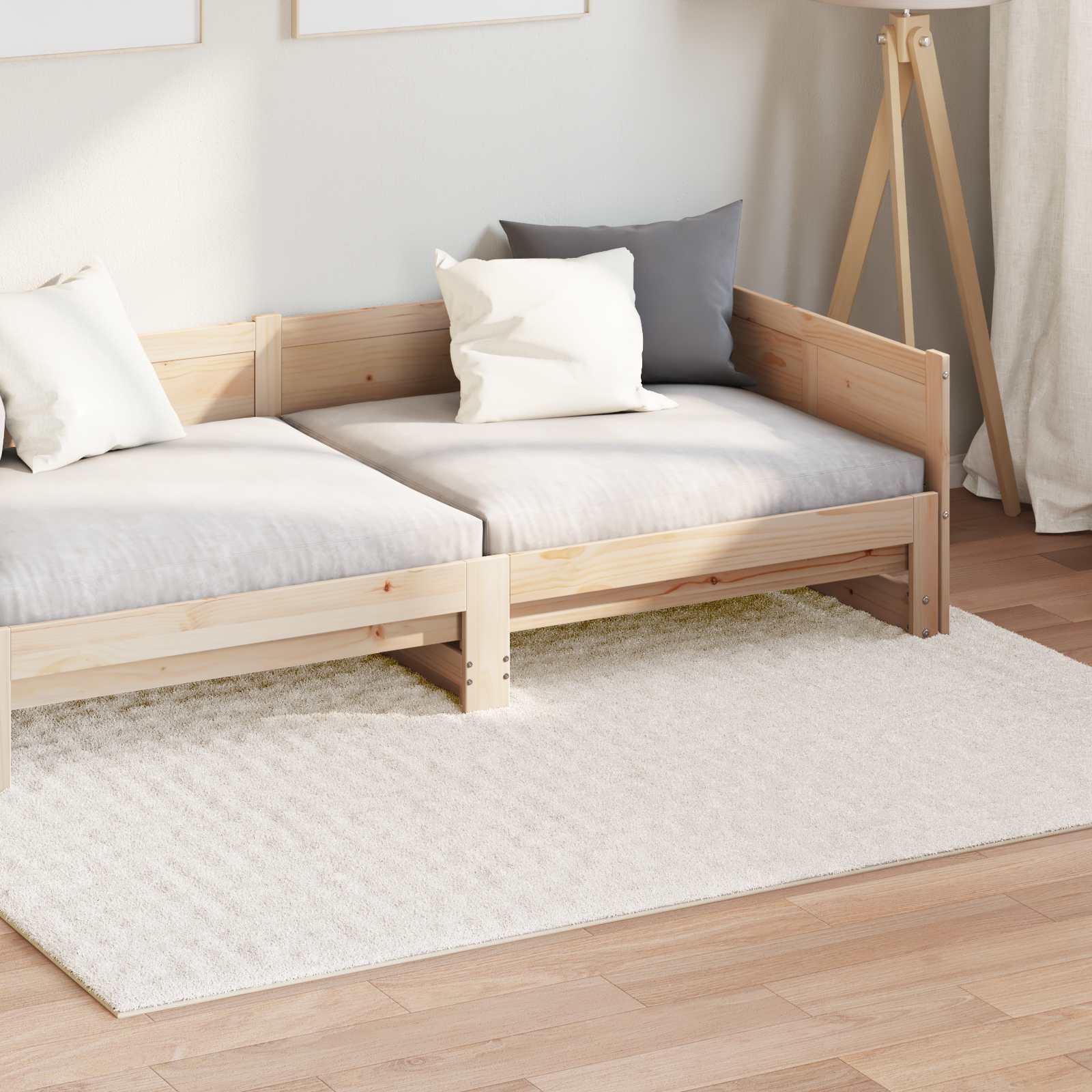 Vloerkleden SIROLO Crèmekleurig 170 x 120 cm Polyester