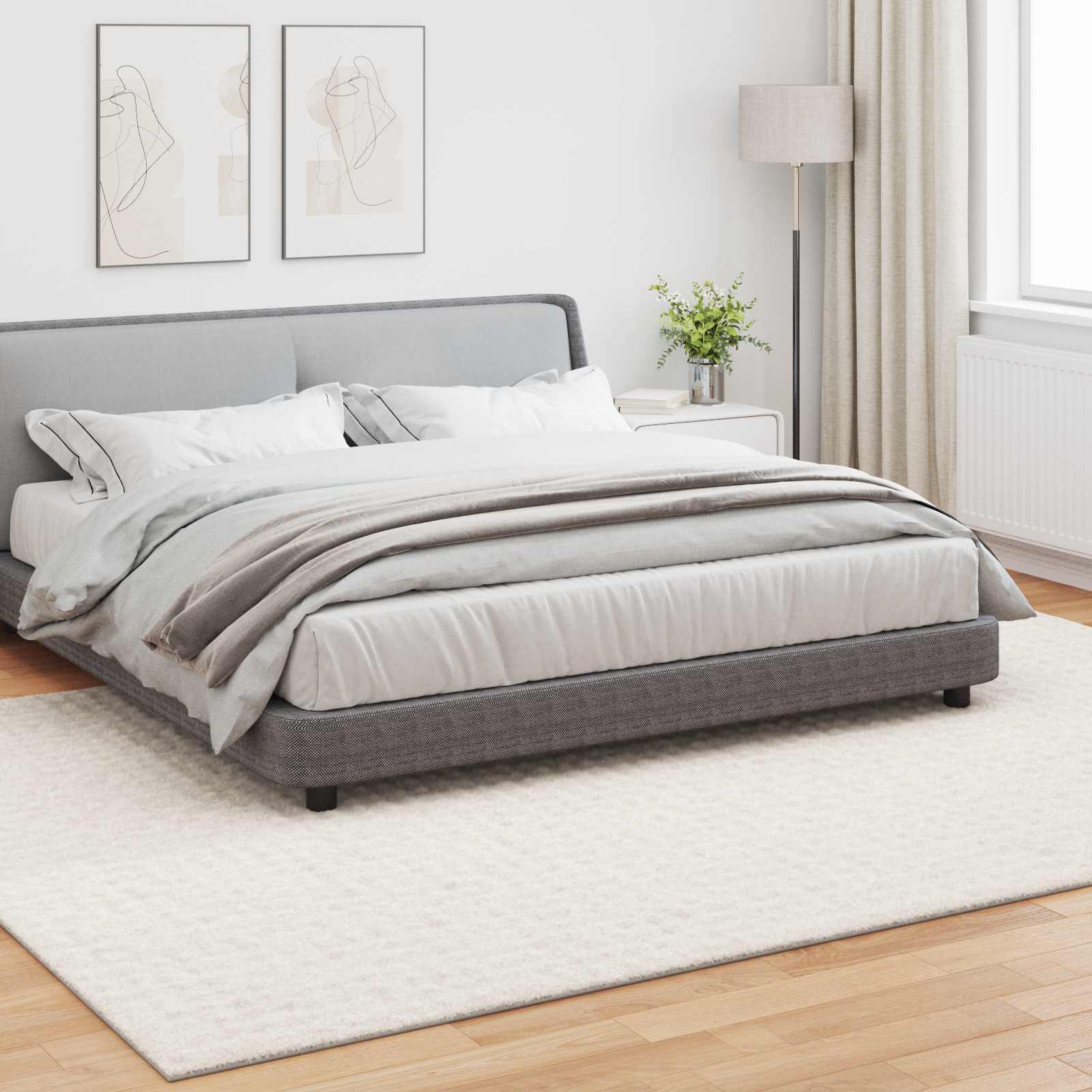 Vloerkleden SIROLO Crèmekleurig 340 x 240 cm Polyester