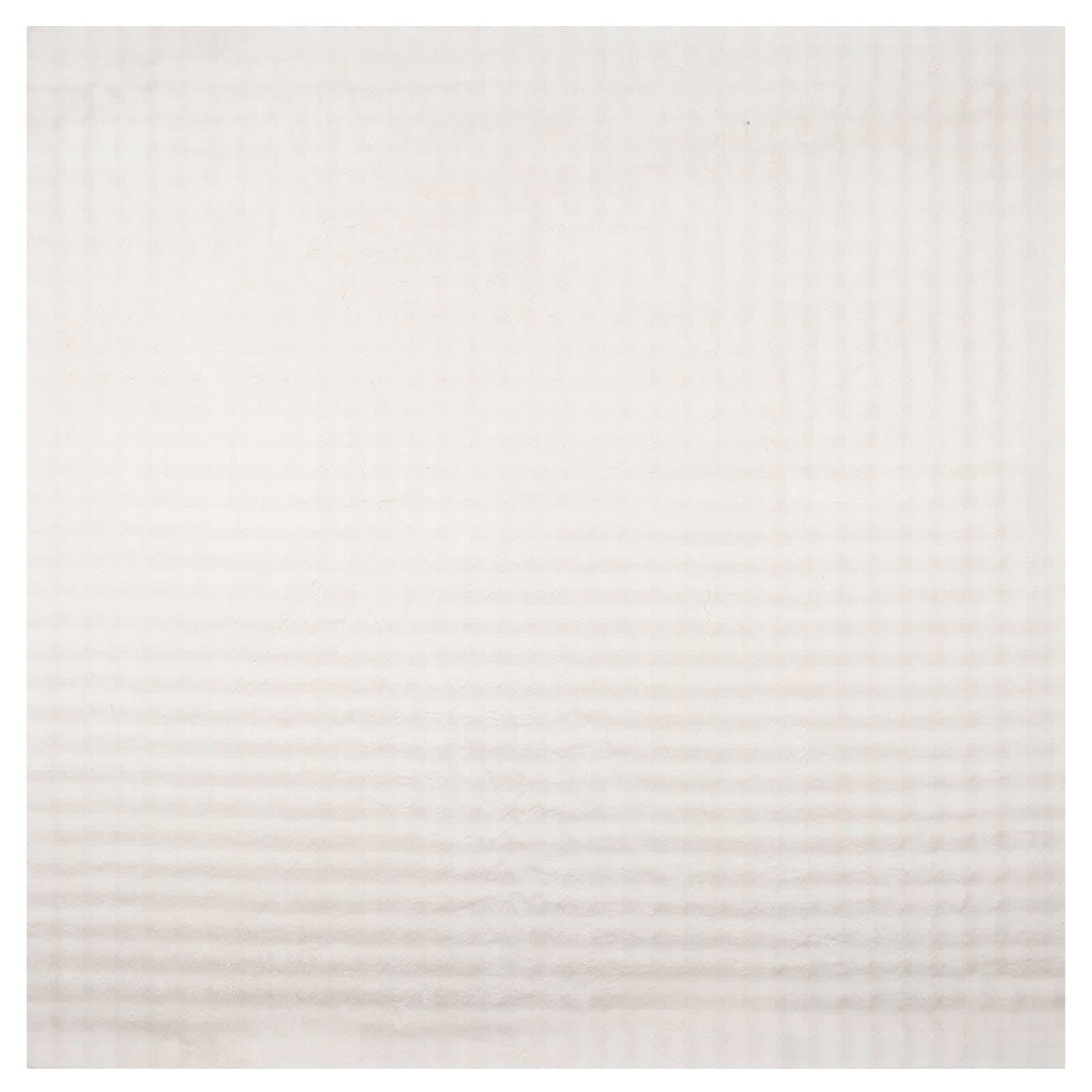 Vloerkleden Vierkant SIROLO Crèmekleurig 200 x 200 cm Polyester