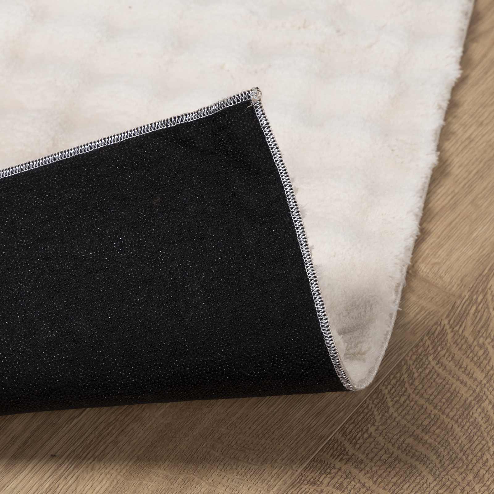 Vloerkleden Vierkant SIROLO Beige 240 x 240 cm Polyester