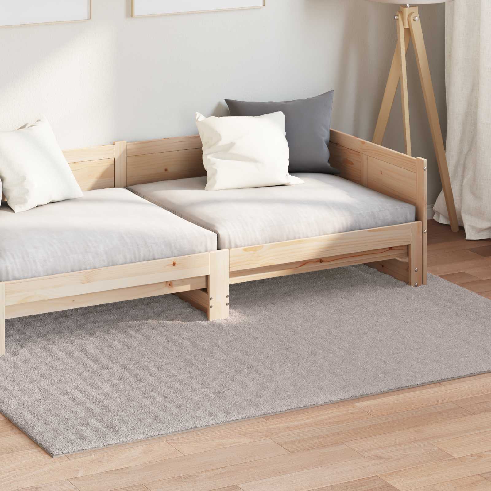 Vloerkleden Rechthoekig SIROLO Zand 170 x 120 cm Polyester