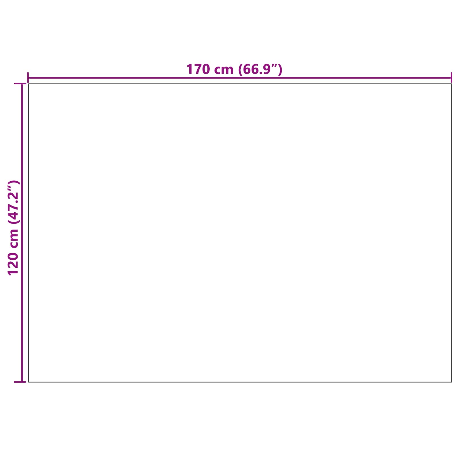 Vloerkleden Rechthoekig SIROLO Zand 170 x 120 cm Polyester