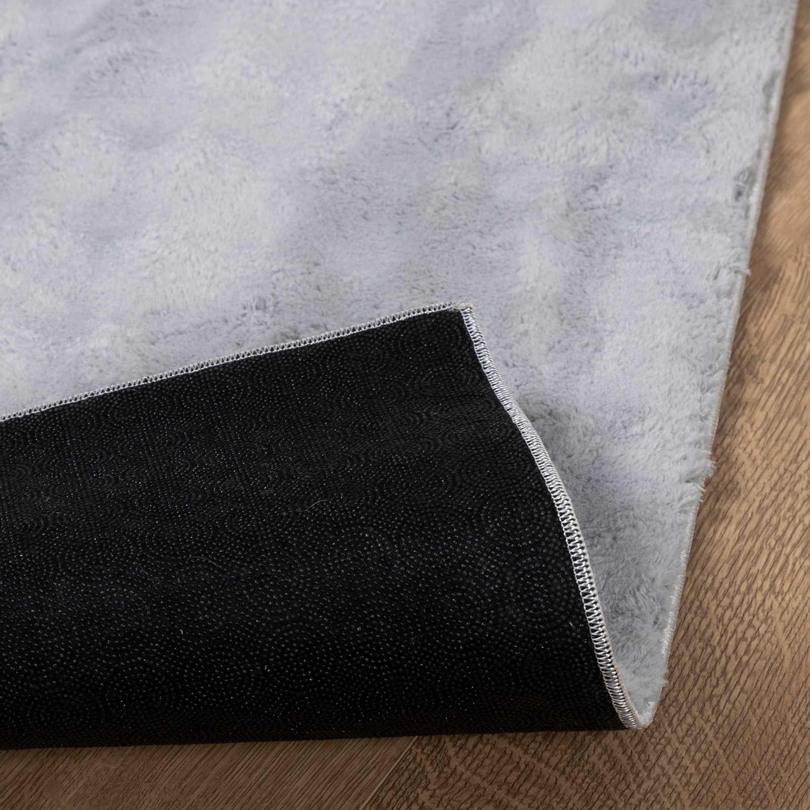Vloerkleden Rechthoekig SIROLO Grijs 150 x 80 cm Polyester