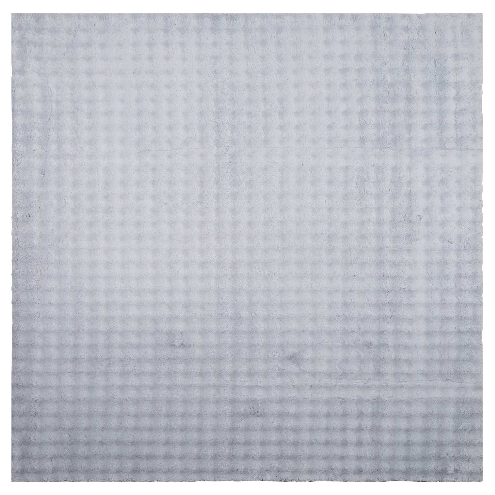 Vloerkleden Vierkant SIROLO Grijs 120 x 120 cm Polyester