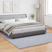 Vloerkleden Vierkant SIROLO Grijs 240 x 240 cm Polyester