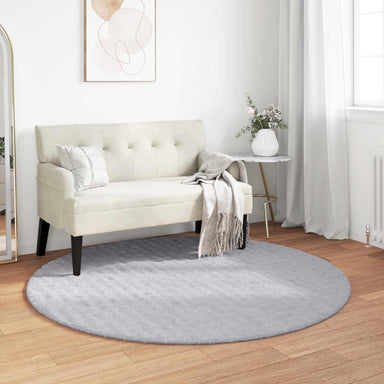 Vloerkleden Rond SIROLO Grijs Ø 120 CM Polyester