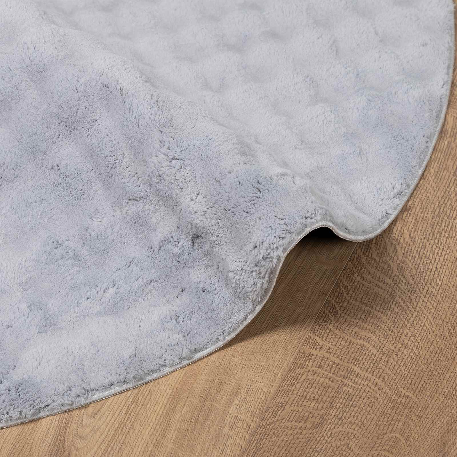 Vloerkleden Rond SIROLO Grijs Ø 160 CM Polyester