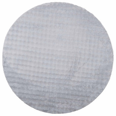 Vloerkleden Rond SIROLO Grijs Ø 200 CM Polyester