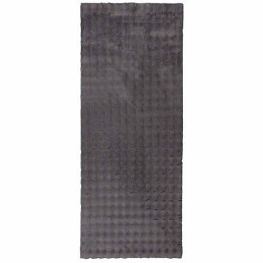 Vloerkleden Rechthoekig SIROLO Antraciet 150 x 80 cm Polyester