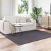 Vloerkleden Vierkant SIROLO Antraciet 200 x 200 cm Polyester