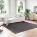 Vloerkleden Vierkant SIROLO Antraciet 240 x 240 cm Polyester