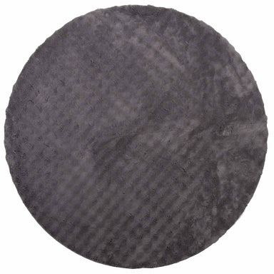 Vloerkleden Rond SIROLO Antraciet Ø 160 CM Polyester