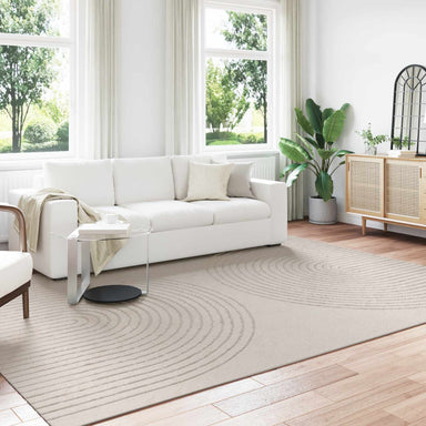 Vloerkleden Rechthoekig GALATI Crème 280 x 200 cm Polyester