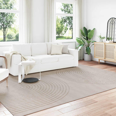 Vloerkleden Rechthoekig GALATI Beige 340 x 240 cm Polyester
