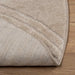 Vloerkleden Rond GALATI Beige Ø 160 CM Polyester